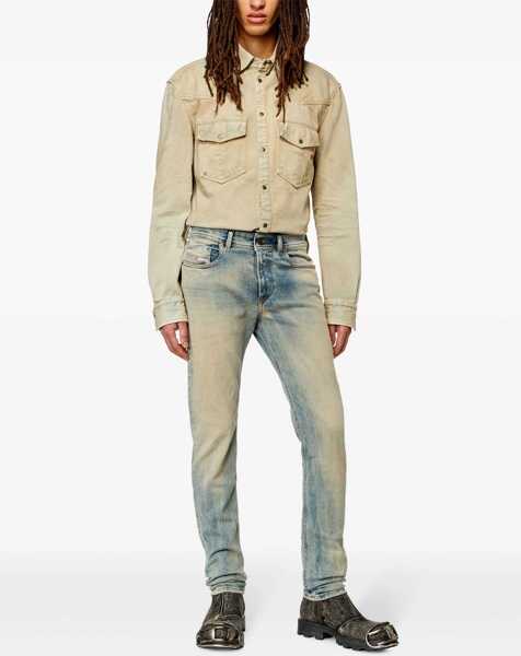 Blugi slim fit Diesel Low Waisted Skinny Fit 1979 Sleenker Jeans 15Cm L.32 Blue Barbati (BM 16915042) 2