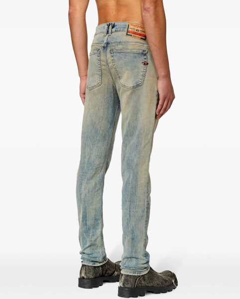 Blugi slim fit Diesel Low Waisted Skinny Fit 1979 Sleenker Jeans 15Cm L.32 Blue Barbati (BM 16915042) 4