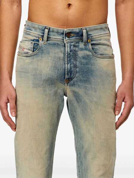 Blugi slim fit Diesel Low Waisted Skinny Fit 1979 Sleenker Jeans 15Cm L.32 Blue Barbati (BM 16915042) 5