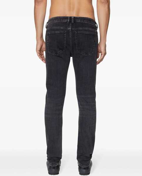 Blugi slim fit Diesel Low Waisted Skinny Fit 1979 Sleenker Jeans 15Cm L.32 Black Barbati (BM 16915414) 5