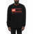 Diesel Red Tag Brushed Cotton S-Baxt-N1 Crew-Neck Sweatshirt Black