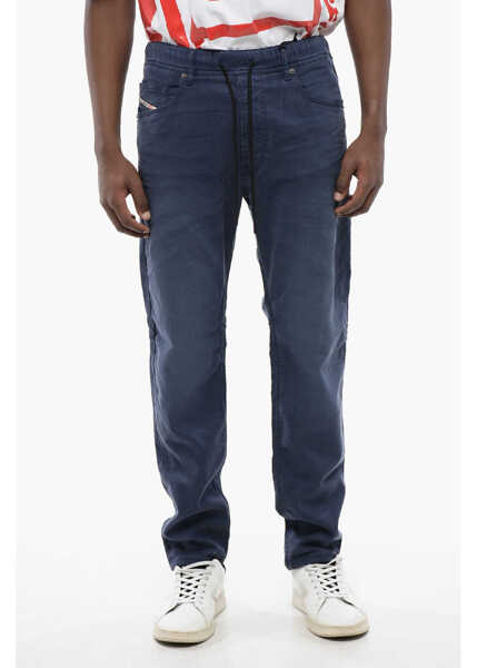 Blugi drepti Diesel Regular Fit Narrot-Ne-R Jogg Jeans With Drawstring Waist 17C Blue Barbati (BM 16915426) 1