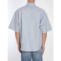 Camasi AMI Paris pentru Barbati - Camasi AMI Paris Ami De Coeur Shirt LIGHT BLUE Barbati (BM 16916149) - B-mall.ro
