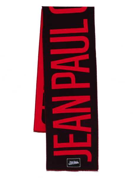 Esarfe Jean Paul Gaultier Jean Paul Gaultier Wool Scarf With  Logo Accessories RED Femei (BM 16917360) 1