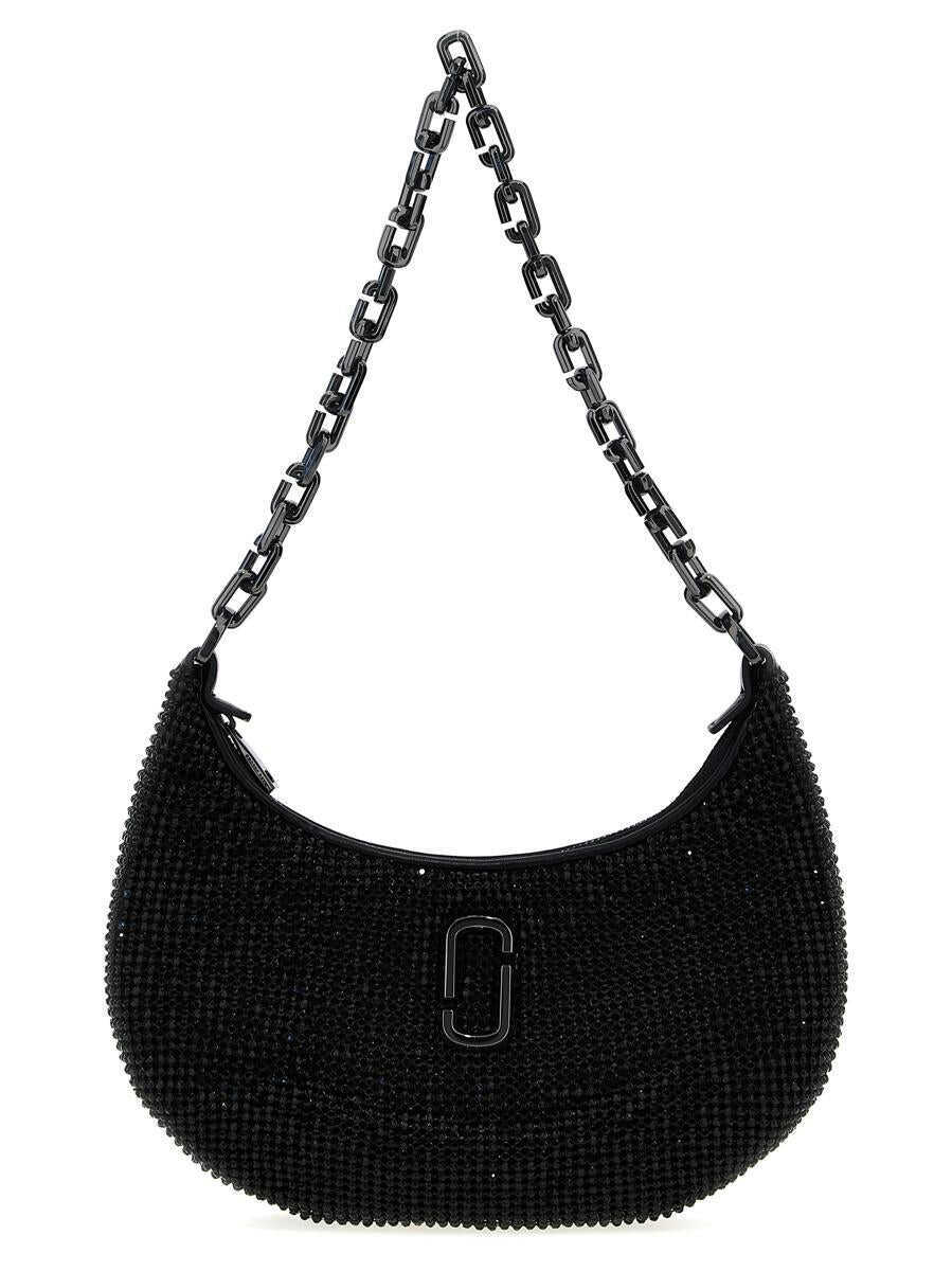 Genti de umar Marc Jacobs Marc Jacobs The Rhinestone Small Curve Bag Shoulder Bag Black Femei (BM 16918050) 1
