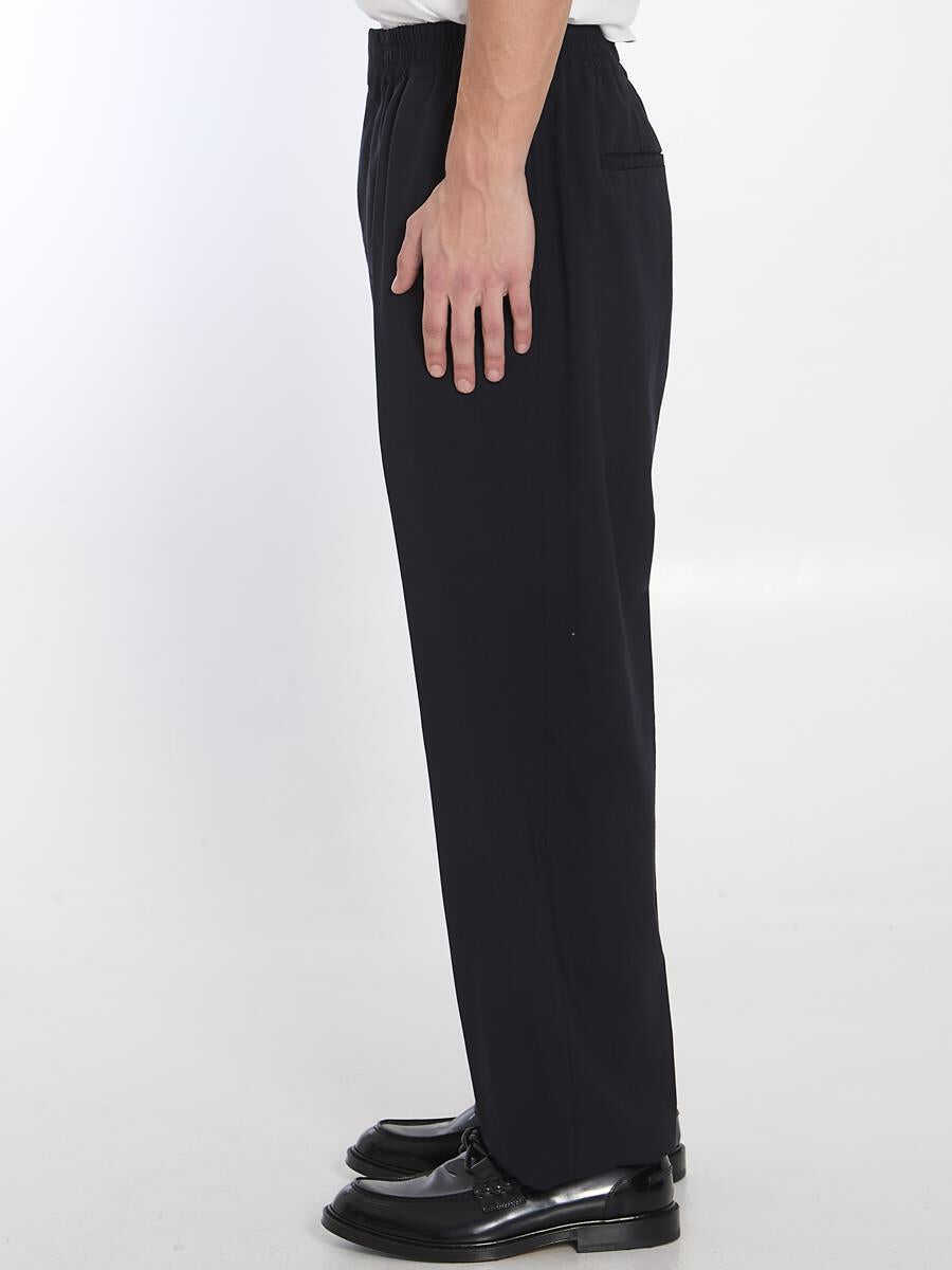 Pantaloni Bottega Veneta Lightweight Wool Trousers BLUE Barbati (BM 16918155) 3