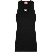 Rochii Diesel 'M-Caddix' Black Dress With Oval D Logo Plaque On The Front In Viscose Blend Woman