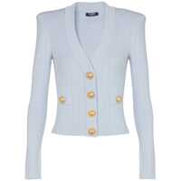 Cardigane Balmain Cropped Knit Cardigan Clothing Femei