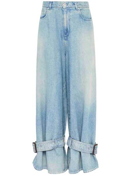 Blugi JW Anderson JW Anderson Jeans Buckled Cuff BLUE Femei (BM 16920693) 1