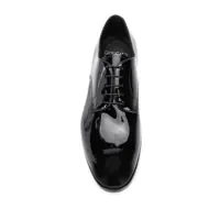 Pantofi eleganti Doucal's pentru Barbati - Pantofi eleganti Doucals Black Oxford Shoes With Five Holes In Smooth Leather Man Black Barbati (BM 16920705) - B-mall.ro