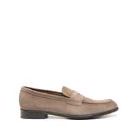 Mocasini 'Standford' Beige Slip-On Loafers In Leather Man Barbati