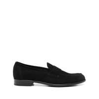 Mocasini 'Standford' Black Slip-On Loafers In Leather Man Barbati