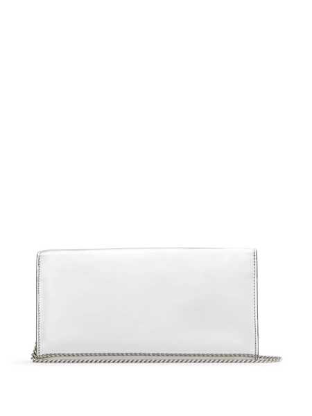 Genti mini Jimmy Choo Emmie Metallic Envelope Clutch With Logo Lettering On The Front And Chain-Link Shoulder Strap In Leather And Fabric Blend Woman... (BM 16920903) 3