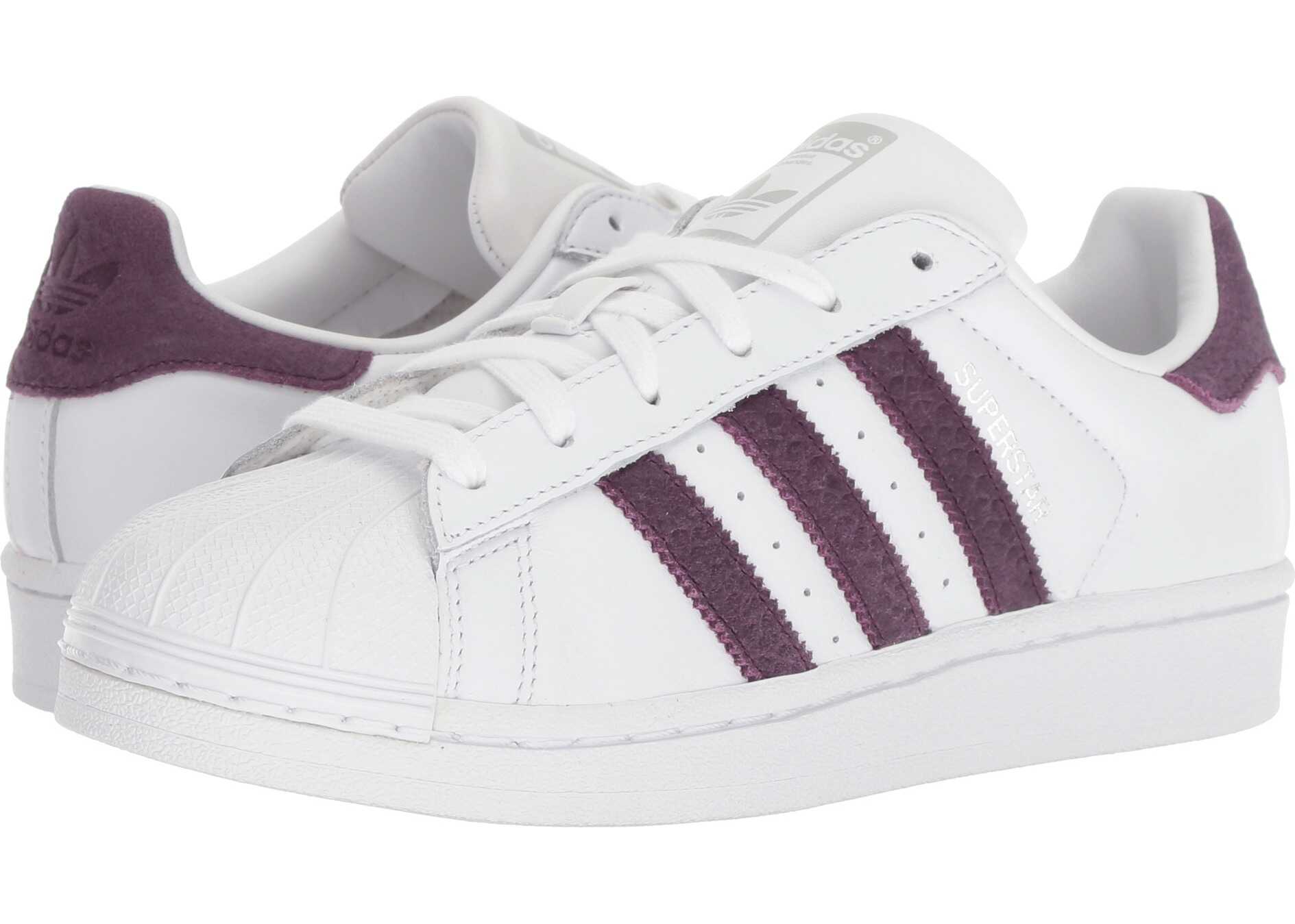 adidas Originals Superstar W White/Red Night/Silver Metallic