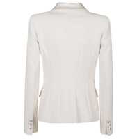 Geci Elisabetta Franchi Dama - Geci Elisabetta Franchi Elisabetta Franchi Jacket WHITE Femei (BM 16921293) - B-mall.ro
