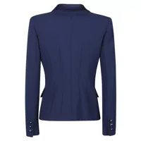 Imbracaminte Dama pagina 254 - Geci Elisabetta Franchi Elisabetta Franchi Jacket BLUE Femei (BM 16921296) - B-mall.ro