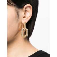 Cercei Dama - Cercei RABANNE Orecchini Doppio Cerchio Xl Link GOLD Femei (BM 16924210) - B-mall.ro