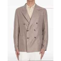 Jachete Double-Breasted Silk Jacket Barbati