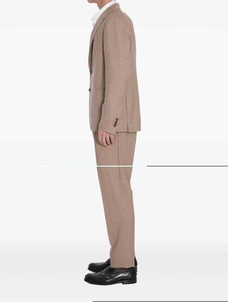 Costume Tagliatore Two-Piece Suit In Wool And Silk Blend BROWN Barbati (BM 16924369) 2