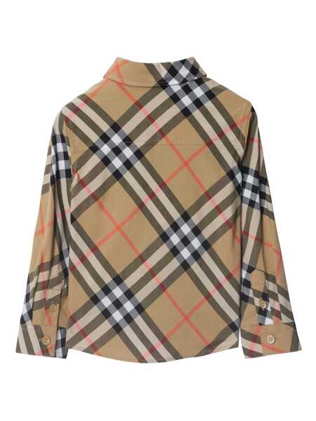 Camasi Burberry INF BOY SHIRTS Beige Baieti (BM 16924671) 2