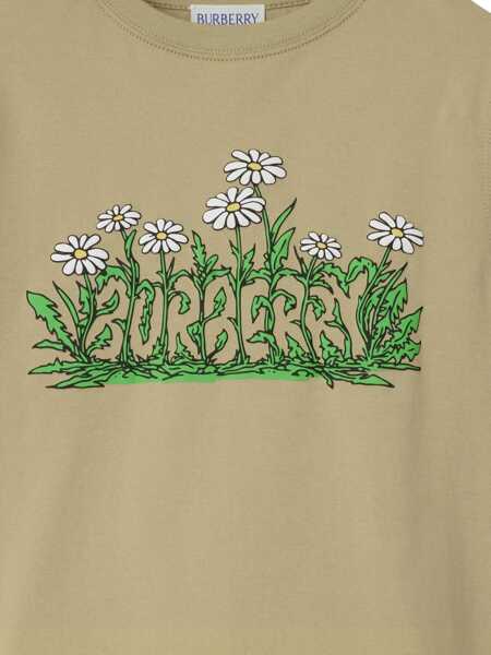 Tricouri Burberry KID BOY T-SHIRTS Green Baieti (BM 16924728) 3