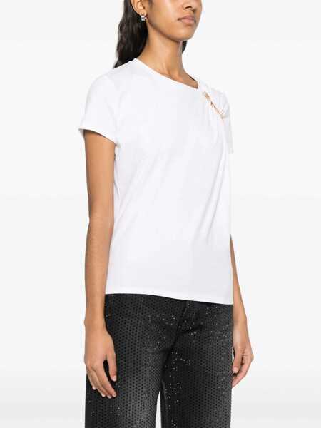 Pulovere Elisabetta Franchi White t-shrt White Femei (BM 16924863) 3