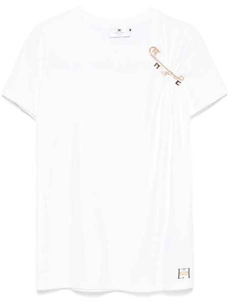 Pulovere Elisabetta Franchi White t-shrt White Femei (BM 16924863) 1