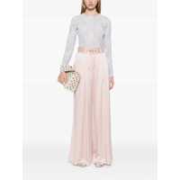 Pantaloni casual ZIMMERMANN Dama - Pantaloni casual ZIMMERMANN Zimmermann Pink Silk Pants PETAL Femei (BM 16926126) - B-mall.ro