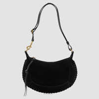 Genti de umar Isabel Marant Isabel Marant Black Leather Crossbody Bag