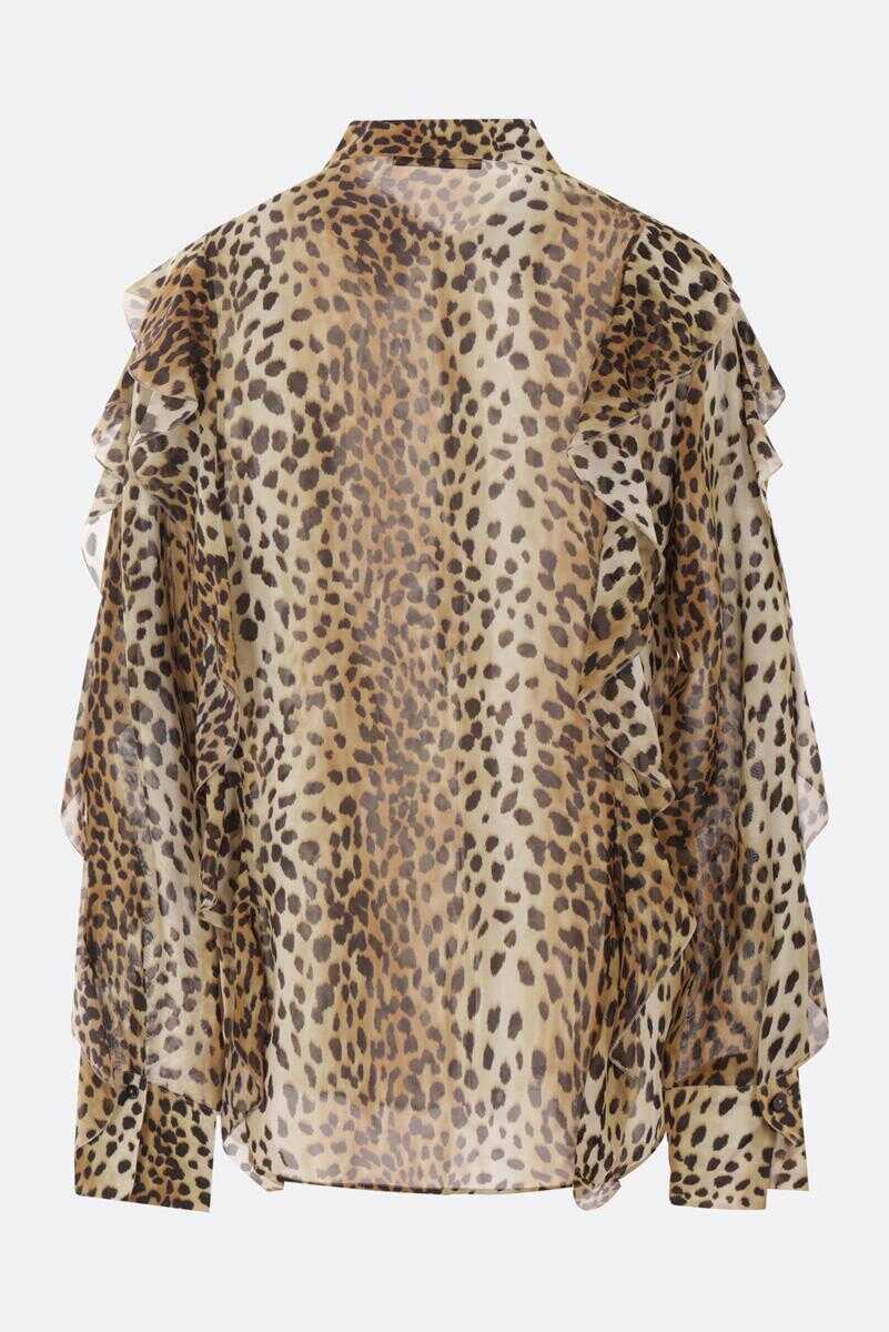Camasi Blumarine Blumarine Shirts BLACKCOGNAC Femei (BM 16926816) 2