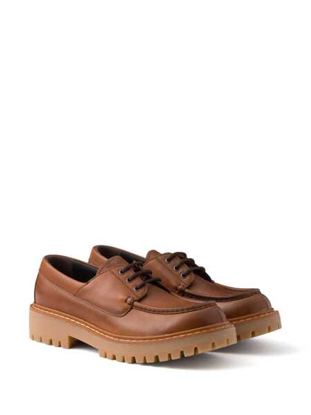 Pantofi eleganti Prada Prada Lace-Ups BEIGE O TAN Barbati (BM 16926897) 2