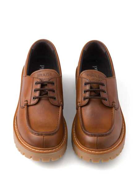 Pantofi eleganti Prada Prada Lace-Ups BEIGE O TAN Barbati (BM 16926897) 3