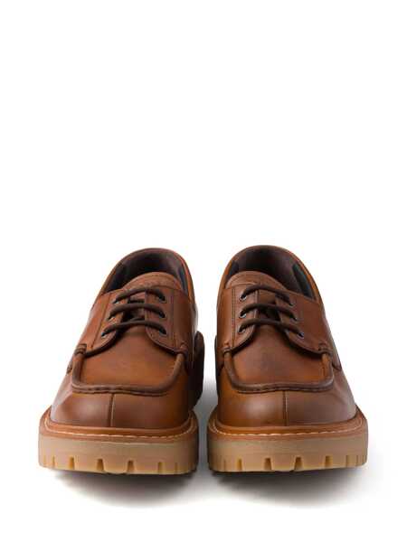 Pantofi eleganti Prada Prada Lace-Ups BEIGE O TAN Barbati (BM 16926897) 5