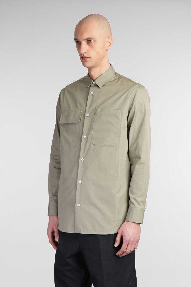 Camasi Jil Sander Jil Sander Shirt 02 Shirt GREEN Barbati (BM 16927251) 4