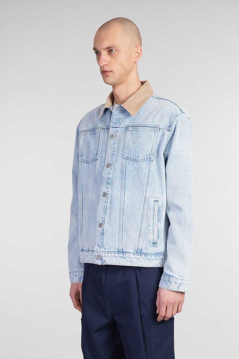 Geci DRLE DE MONSIEUR Drle de Monsieur Denim Jackets Blue Barbati (BM 16927338) 4