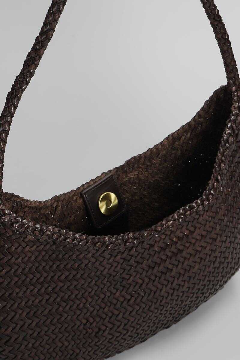 Genti de mana DRAGON DIFFUSION Dragon Diffusion Nova Luna Hand Bag BROWN Femei (BM 16927434) 4