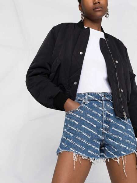 Pantaloni casual Alexander Wang Alexander Wang Bite Shorts BLUE Femei (BM 16927746) 3