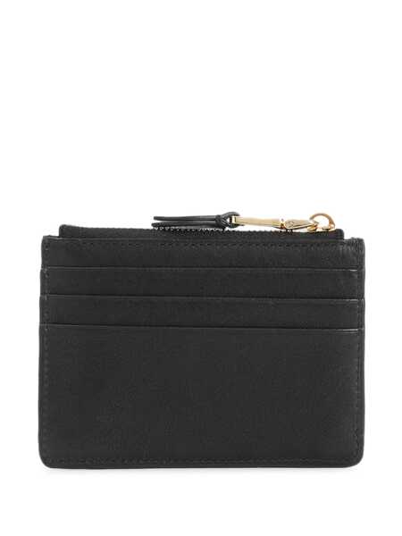 Portofele Miu Miu Miu Miu Embossed-Logo Card Holder Black Femei (BM 16927998) 2
