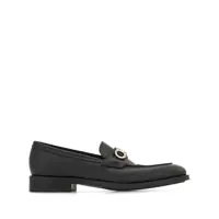 Mocasini Salvatore Ferragamo Black Leather Loafers Barbati