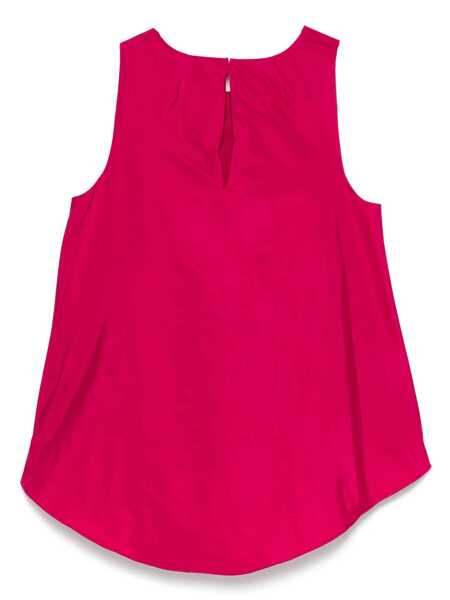 Bluze P.A.R.O.S.H. Bordeaux Blouse With Ruffles On The Front In Tech Fabric Women Red Femei (BM 16930341) 2