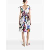 Rochii Dolce & Gabbana Dama - Rochii Dolce & Gabbana Multicolor Short Dress With All-Over Floral Print In Cotton Woman MULTICOLOR Femei (BM 16930542) - B-mall.ro