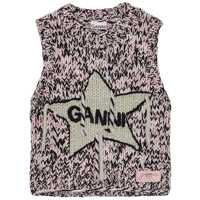 Pulovere Ganni Logo Wool Vest Femei