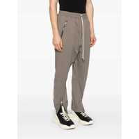 Pantaloni Rick Owens pentru Barbati - Pantaloni Rick Owens Tecuatl Grey Pants With Elastic Waist With Drawstring And Zip At The Ankles In Cotton Man GREY Barbati (BM 16933065) - B-mall.ro