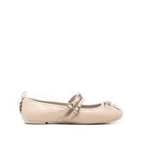 Balerini Pinko Gioia Leather Ballet Flats Femei