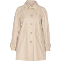 Paltoane Medium Length Waterproof Beige Cotton Trench Coat With Buttons Femei