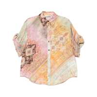 Camasi Zimmermann Tallow Printed Silk Shirt Femei