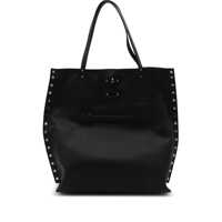 Genti de mana Zanellato Black Leather Tote Femei