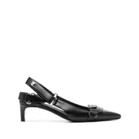 Pantofi cu toc Courrèges Racer Pointed-Toe Slingback Pumps Femei