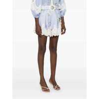 Pantaloni casual ZIMMERMANN Dama - Pantaloni casual ZIMMERMANN Zimmermann Everley Lace Trim Tuck Shorts MULTICOLOR Femei (BM 16937808) - B-mall.ro
