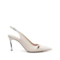 Pantofi cu toc Casadei Light Beige Slingback Pumps Femei